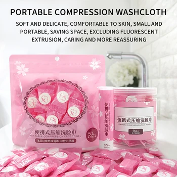 

Disposable Compressed Towel Cotton Travel Portable Facial Towel Beauty Facial Towel Small Square Towel Washcloth Napkin