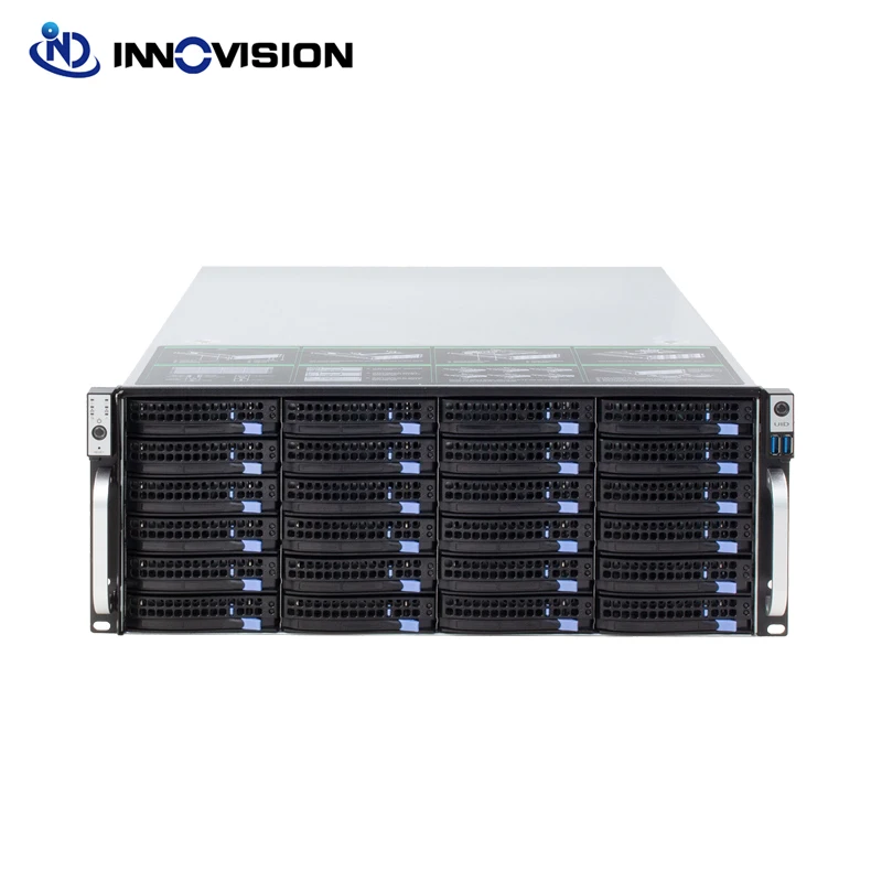 

Super huge storage 4u 24 bays hotswap rack NVR NAS server chassis S46524 with 6GB sata backplane