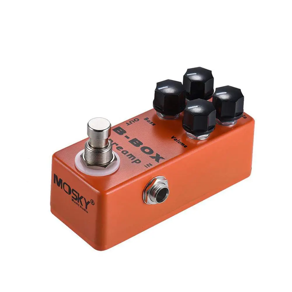MOSKY B-Box электрогитара Preamp овердрайв для гитары педаль эффектов с аналоговым сигналом путь истинный обход аксессуары для гитары