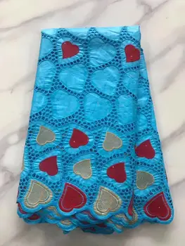 

african bazin riche fabric african lace fabric high quality 5yards nigerian lace fabric for dress bazin brode lace