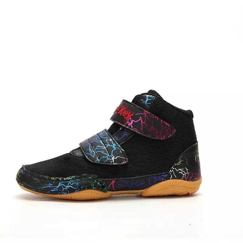 Wrestling Boots Children Boys Girls Training Cow Muscle Outsole Sports