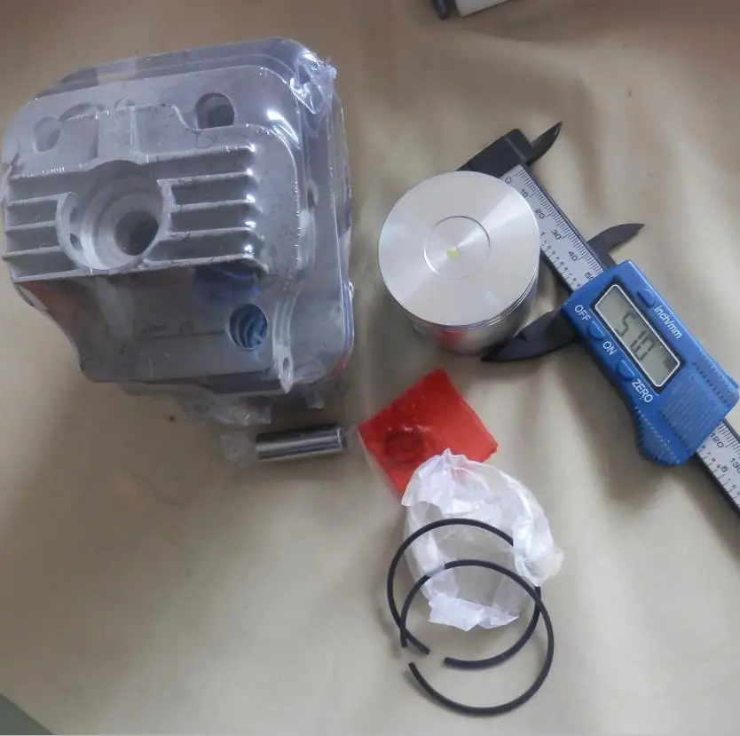 

K760 CYLINDER PISTON KIT NEW VERSION 51MM FOR PARTNER HUSQVARNA CONCRETE CUT-OFF SAWS ZYLINDER ASSEMBLY KOLBEN RING PIN CLIP AY