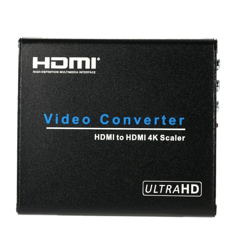 ABKT-Hdmi To Hdmi 4K Scaler Converter 4K X 2K Video Audio Converter Box For Dvd Set-Top Box Hdtv Projector
