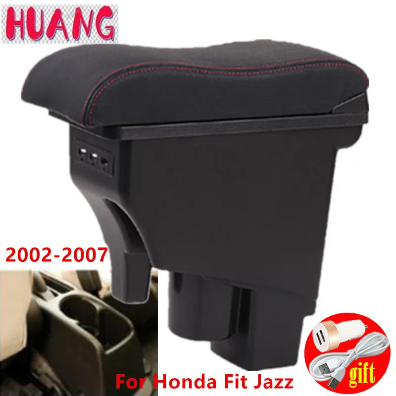 Подлокотник для Honda Fit подлокотник Jazz 2002 2003 2004 2005 2006 2007 контейнер хранения в