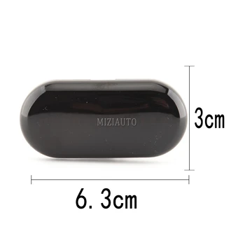 

2xLED Side Marker Lights for Nissanfor Opel for Renault Amber indicator Light Error Free Plug Dynamic Turn Signal Lamp