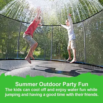 

1PC Trampoline Water Sprinkler Spray Hose With Connector Switch High Pressure Best Outdoor Summer Toys For Kids Outside
