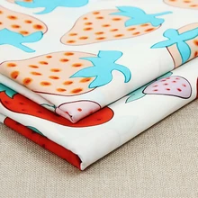 Lychee Life 50x142 см Клубничная набивная ткань модные красочные ткани Ручное шитье для поделок принадлежности для одежды украшения