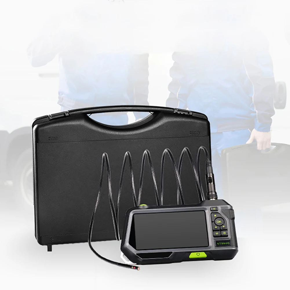 

Endoscope Car LED Light 5 Inch Tool Inspection Camera Waterproof Probe IPS Screen Repair 1280x720 With Case 3500mAh Battery
