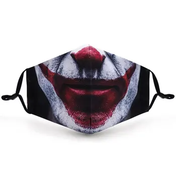 

1pcs Cartoon Mask Print Face Masks Reusable Washable Anti Dust Masks Fabric Protective Washable Maska Proof Haze Adjustable