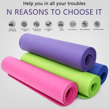 

Yoga Mat Classic Pro Yoga Mat TPE Eco Friendly Non Slip Fitness Exercise Mat Gymnastics Mats Outdoor Camping Exercise Mat #L4