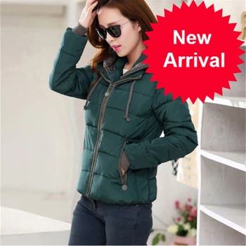 

Design 2020 New Winter Jacket Women Hooded Cotton Padded Outwear Female Coat Casaco Feminino Inverno Short parka