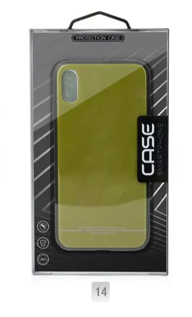 cardboard 14 100 шт Новое поступление ПВХ упаковочная коробка с внутренним лотком для iPhone11 pro max 11 pro сотовый Чехол для телефона - Цвет: cardboard 14