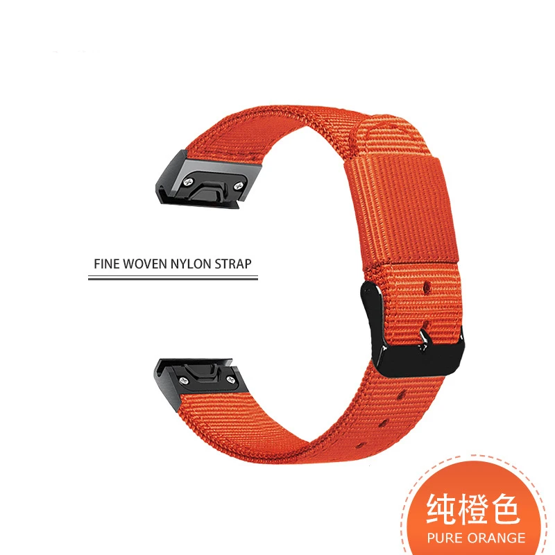 26/22/20 мм нейлон Смарт Браслет ремешок для смарт-часов Garmin Fenix браслет для наручных gps-часов Garmin Fenix 5X/Fenix 3/Fenix 5/Fenix 5S ремешки для часов