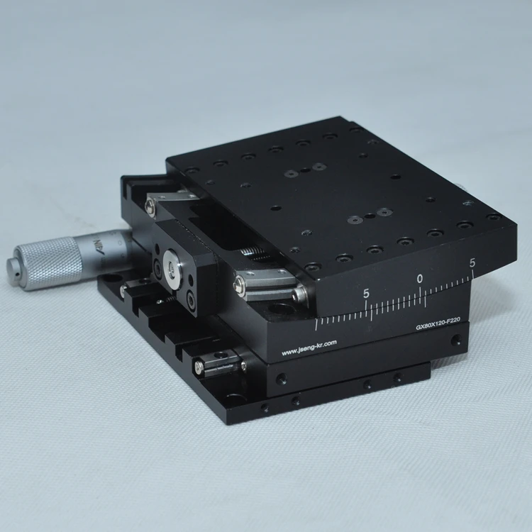 

GX80X120-F220 manual arc precision arc angle guide rail slide table 80X120mm