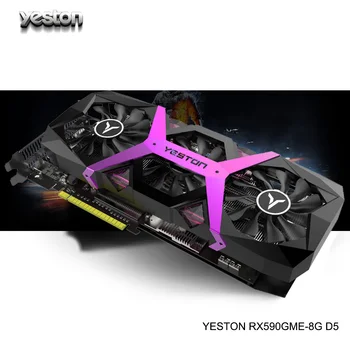 

Yeston Radeon RX 590 GPU 8GB GDDR5 256bit Gaming Desktop computer PC Video Graphics Cards support DP/DVI/HDMI PCI-E X16 3.0