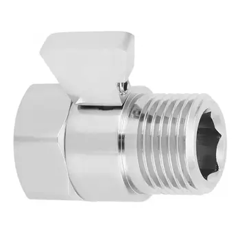 

G1/2in Copper Shower Head Flow Control Shut Off Stop Valve 10KG Water Saver Valve Shower Supply Electric Magnetic Valve