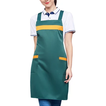 

Elastic Waterproof Cooking Apron Kitchen Keep Clothes Clean Sleeveless Men Women Apron Household Merchandises 75X70cm TB Sale