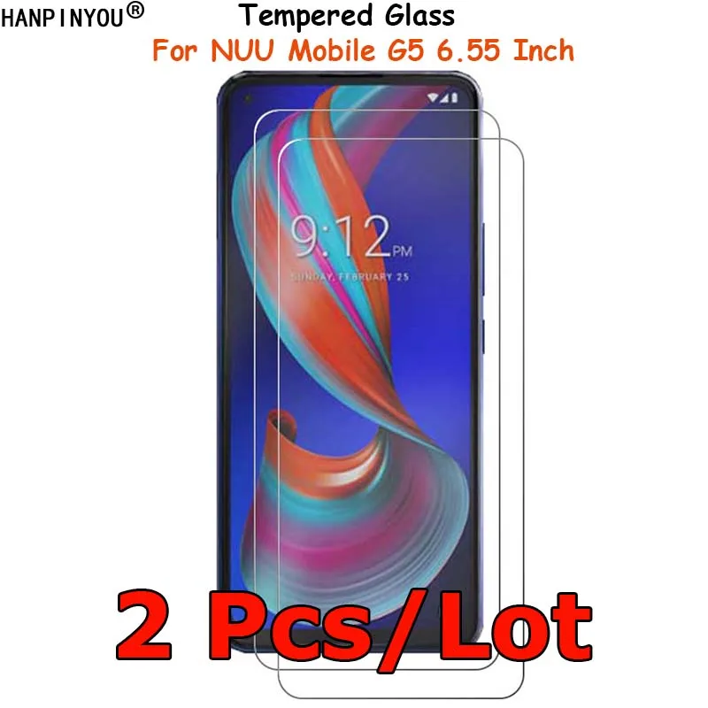 2 шт./лот для NUU Mobile G5 6 55 дюйма закаленное стекло защиты экрана Взрывозащищенная