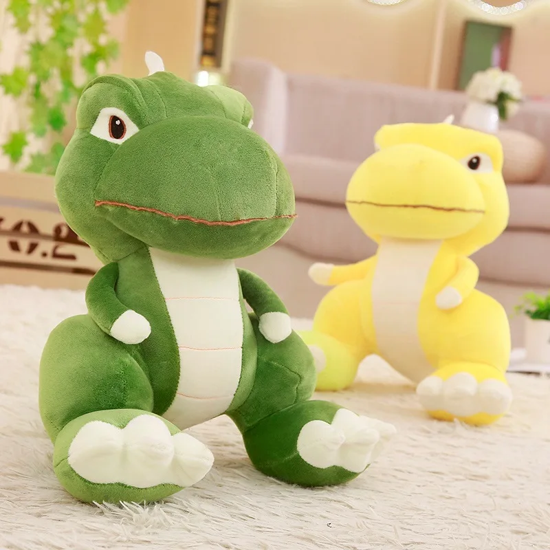 

New Style Dinosaur Argonne Plush Toys Little Dinosaur Headed Doll Children Doll Pillow for a Girlfriend Birthday Gift