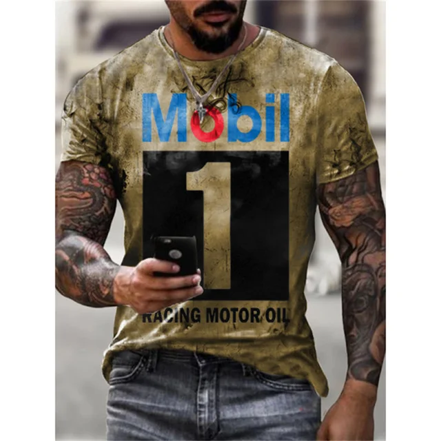 New Summer Man T-shirt Short Sleeve 3D Print 2021 Men's T Shirt Fashion Male Casual Streetwear Fashion Retro Oversiezed T Shirt 4