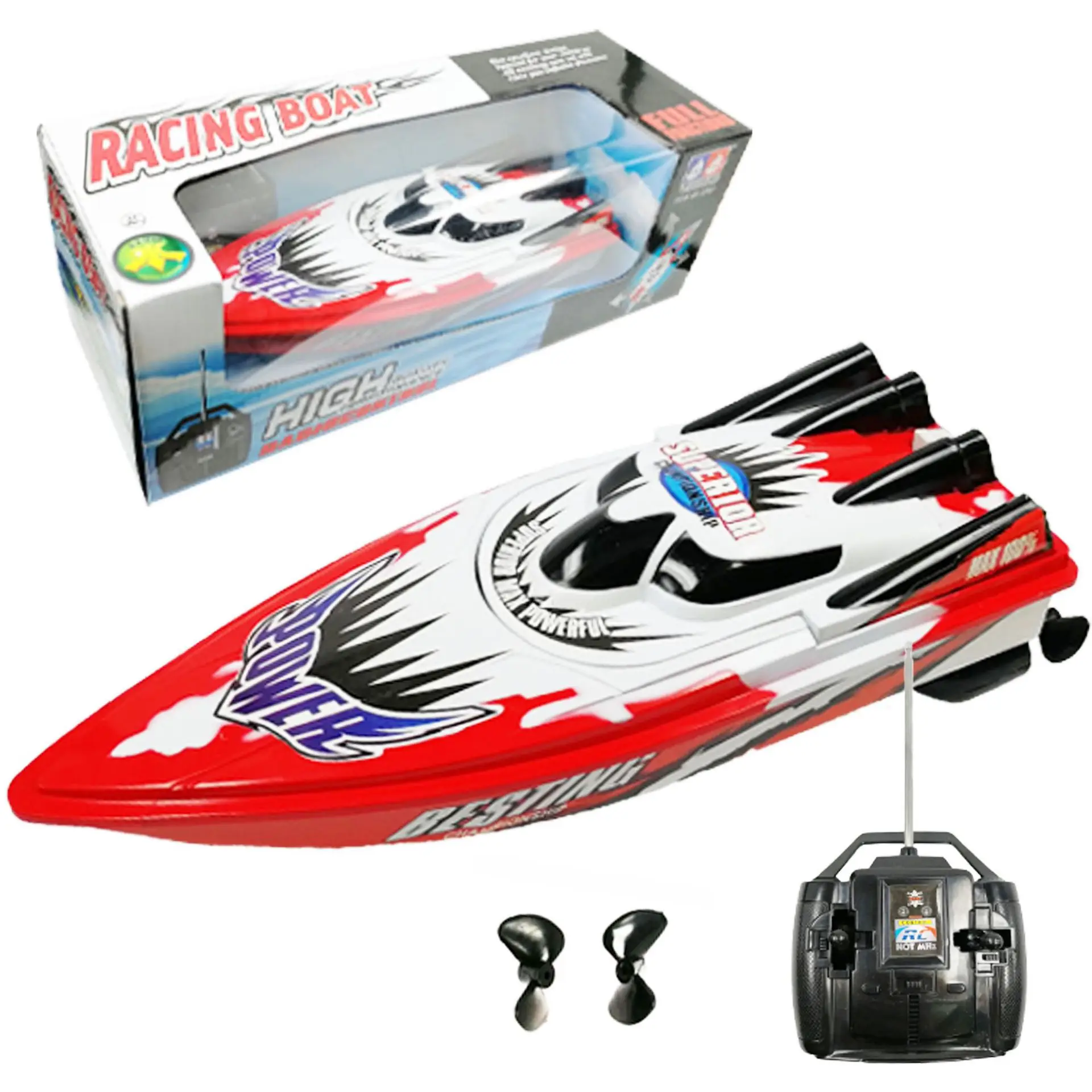 

Wireless Remote Control Boat High-Speed Speedboat Remote Control Toy Boat