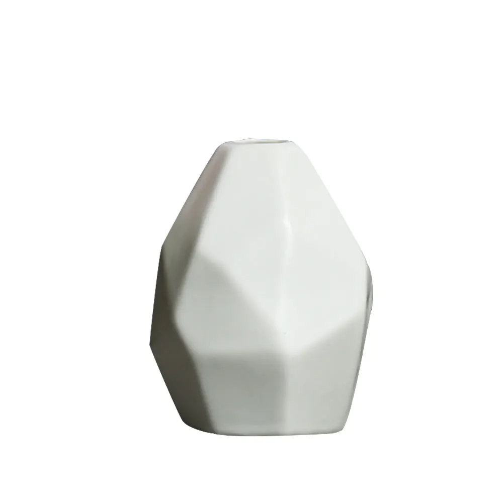 Керамическая ваза цветочный горшок Свадебные офисные украшения для дома креативный - Цвет: White