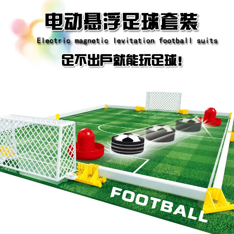 Electric Suspension Desktop Football Toy Double Fence Indoor Football Suit Children Sports Game Toy