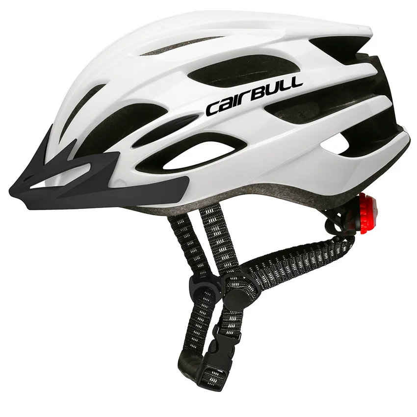 White+Red YiiLs-Ultralight Mountain Bike Bicycle Cycling Helmet with Goggle LED Tail Light