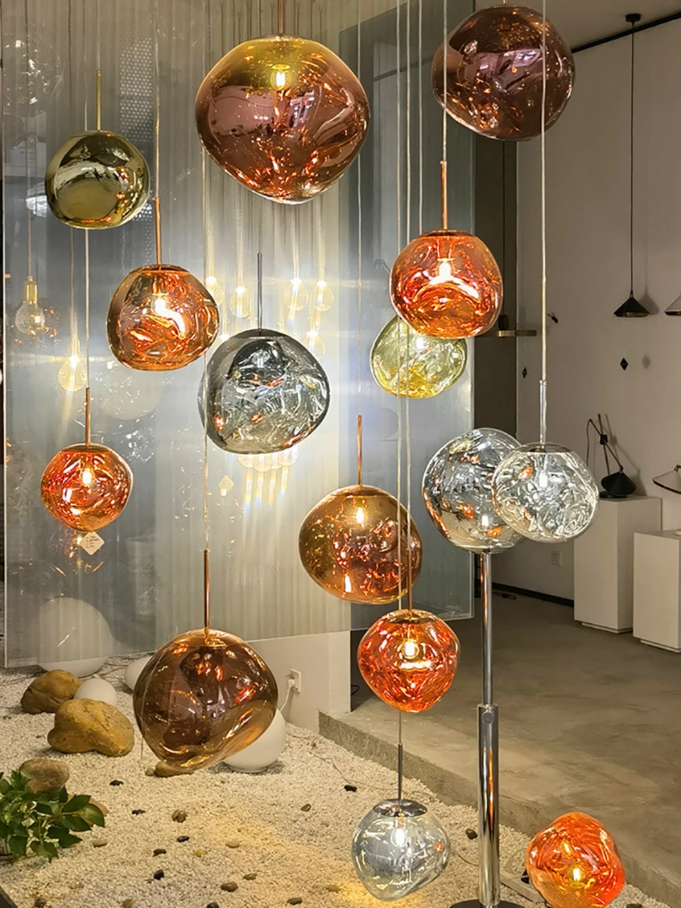 Nordic LED Lava Lamp Pendant Lights For Living Room Dining Room Kitchen Restaurant  Mmodern Chandelier Ceiling Pendant Lamp