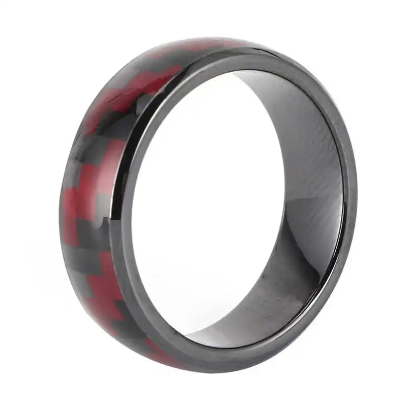 Smart Ring Accessory Smart Wearable Device Smart Ring Carbon Fiber Car Smart Finger Key Ring with Box Fit for Tes-la Model 3 X/S/Y All Year 8 