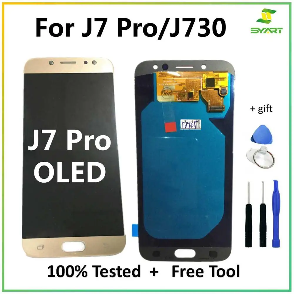5 &quotOLED для Samsung Galaxy J7 Pro J730 OLED ЖК дисплей сенсорный экран дигитайзер сборка Замена