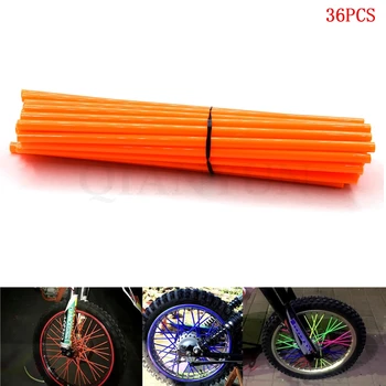 

36 pcs Universal motorcycle bike rim tube cover spoke skin cover For Yamaha FZ1 FAZER FZ6 FZ6R FZ8 XJ6 MT-07 MT-09 FZ9 FZ-09