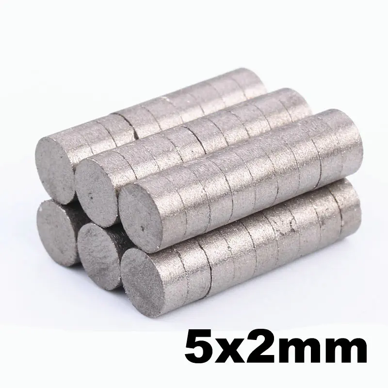 Микро магнит SmCo диаметром 5x2 мм около 1/5 в классе YXG28H 350 градусов C