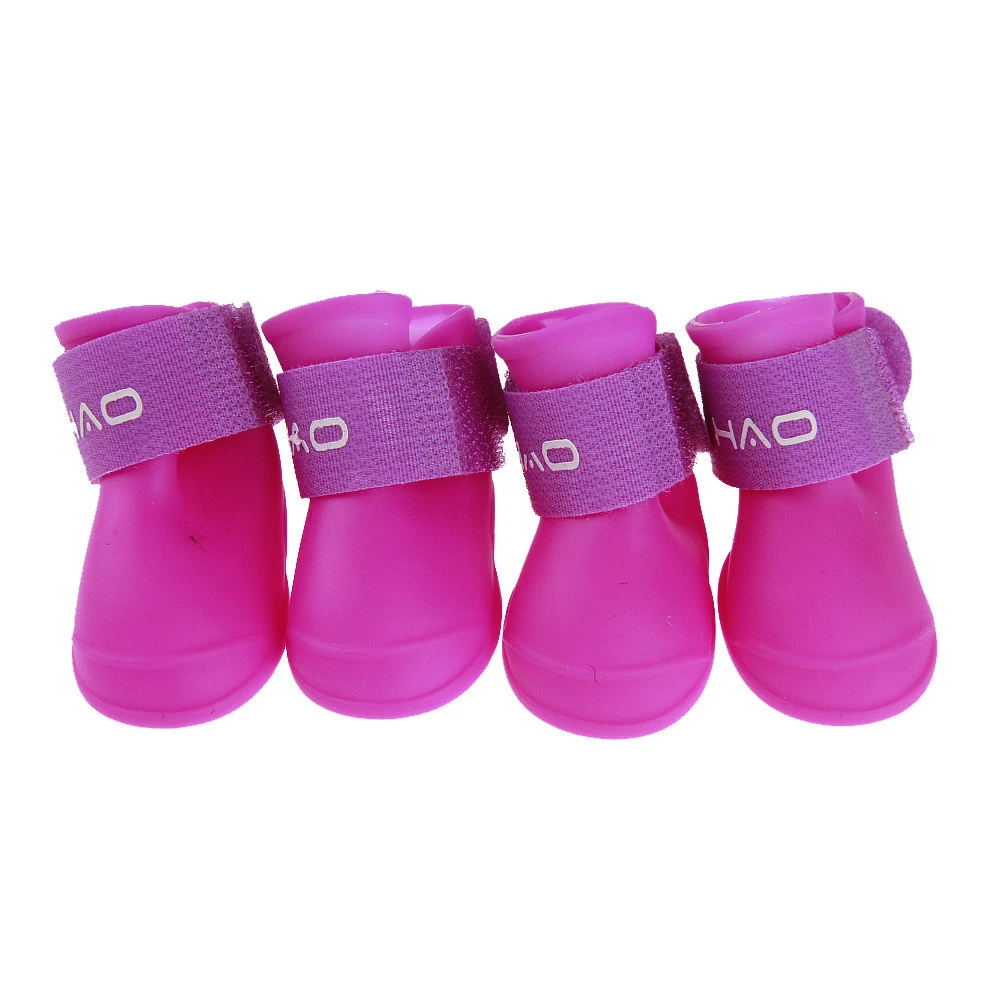 4pcs-Pet-Dog-Shoes-Waterproof-Rain-Pet-Shoes-for-Dog-Puppy-Rubber-Boots-Candy-Color-Puppy (7)