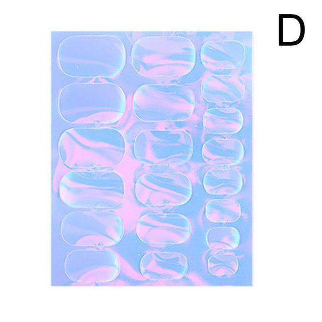 Ice Patch Nail Sticker Japanese Aurora Ice Sticker Decals Self Adhesive Nails Design Sticker Manicure Decoration