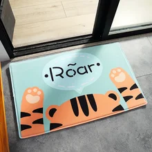 Домашние тапочки с изображением героев мультфильмов; тапочки с животными; Домашние душ Противоскользящий коврик коврики у входной двери Ванная комната абсорбирующий коврик; домашние тапочки; милая домашняя Декорация