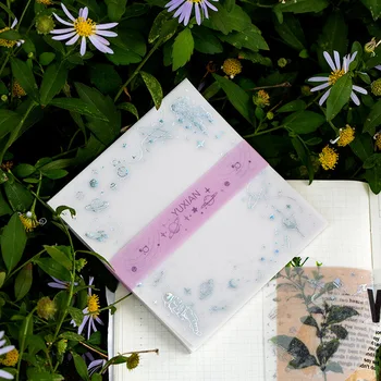 

1set/lot Memo Pads Sticky Notes Dream painting axis laser Paper diary Scrapbooking Stickers Office School stationery Notepad