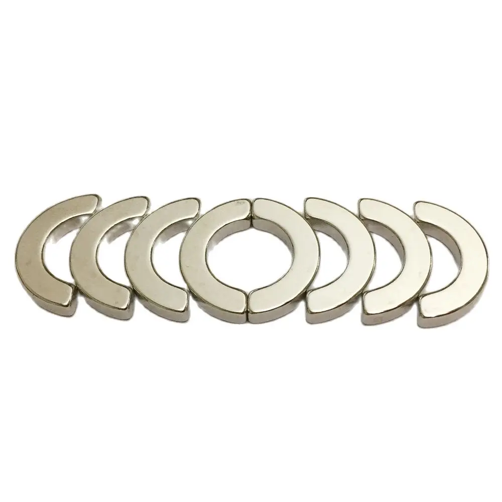 N40M NdFeB магнит дуговой сегмент OR10xIR6x180degx3mm двигателя для генераторов ветряная
