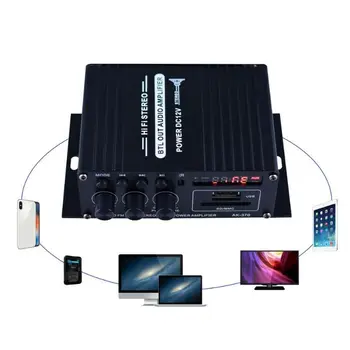 

12V Bluetooth Bluetooth Car stereo amplifier 2CH For SD Card AUX input