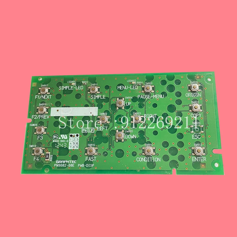 For Graphtec CE6000-40 CE6000-60 CE6000-120 Cutting Plotter Control Panel Board Circuit Board epson paper feed roller