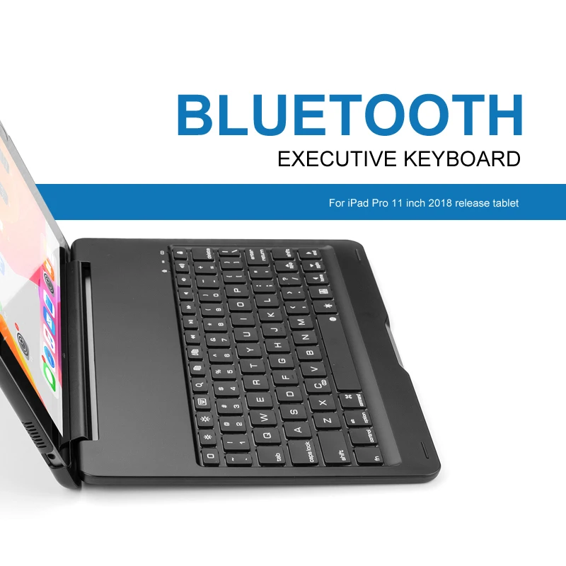 [Новинка] алюминиевая 4,0 Bluetooth беспроводная клавиатура для iPad 10,", 7 цветов с подсветкой+ умный режим сна/пробуждения+ Автоматическое включение/выключение