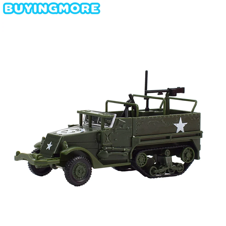 

1 PCS Assembly Model Car 1:72 M3 HALF TRACK Armored Vehicle Plastic Model Kits Military Classic Toys for Boys Gift Building Kit