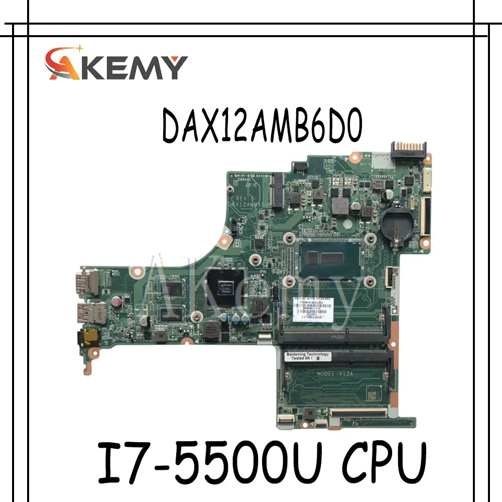 809045-601 809045-001 для For HP Pavilion 15-AB материнская плата ноутбука DAX12AMB6D0 SR23W I7-5500U CPU 940M 2GB GPU