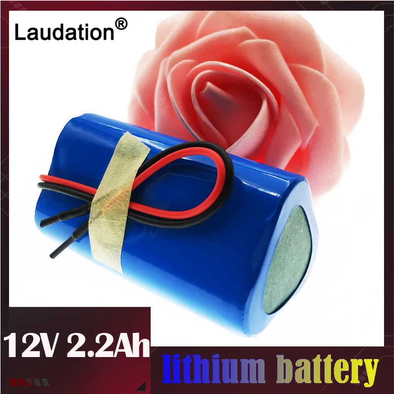 Laudation 12v Батарея 2.2ah/2200 мА/ч 18650 литий ионный аккумулятор 12V Перезаряжаемые батареи