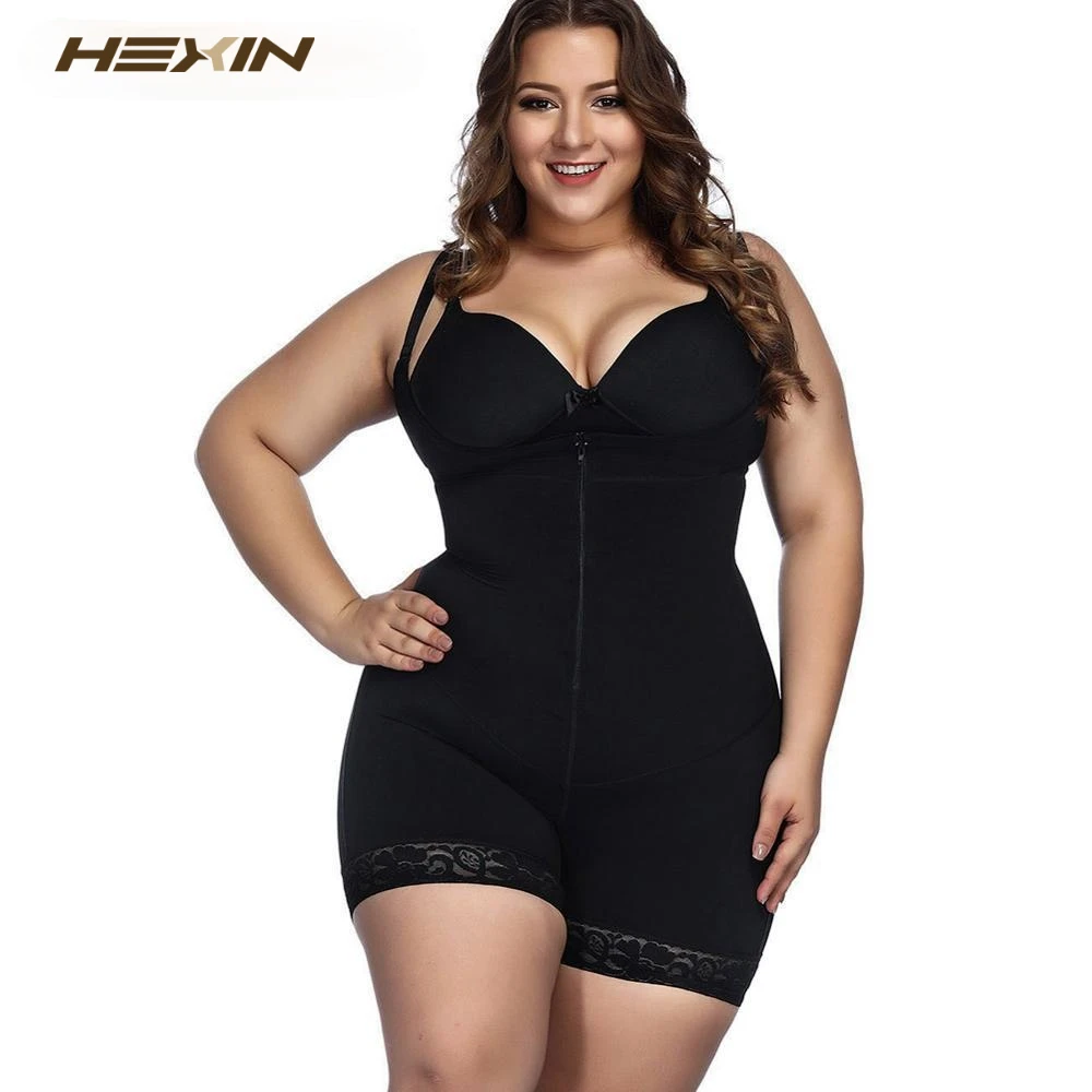 assets by spanx HEXIN Women's Bodysuit Open Bust Shapewear Full Body Shaper fajas reductoras Plus Size Waist Trainer Women's Underwear Corset best body shaper