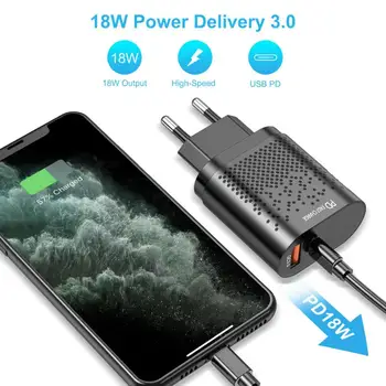 

EU/US Quick Charge 3.0 USB Charger 18W QC3.0 QC Fast Charger For IPhone Samsung Xiaomi Huawei Wall Mobile Phone Charger