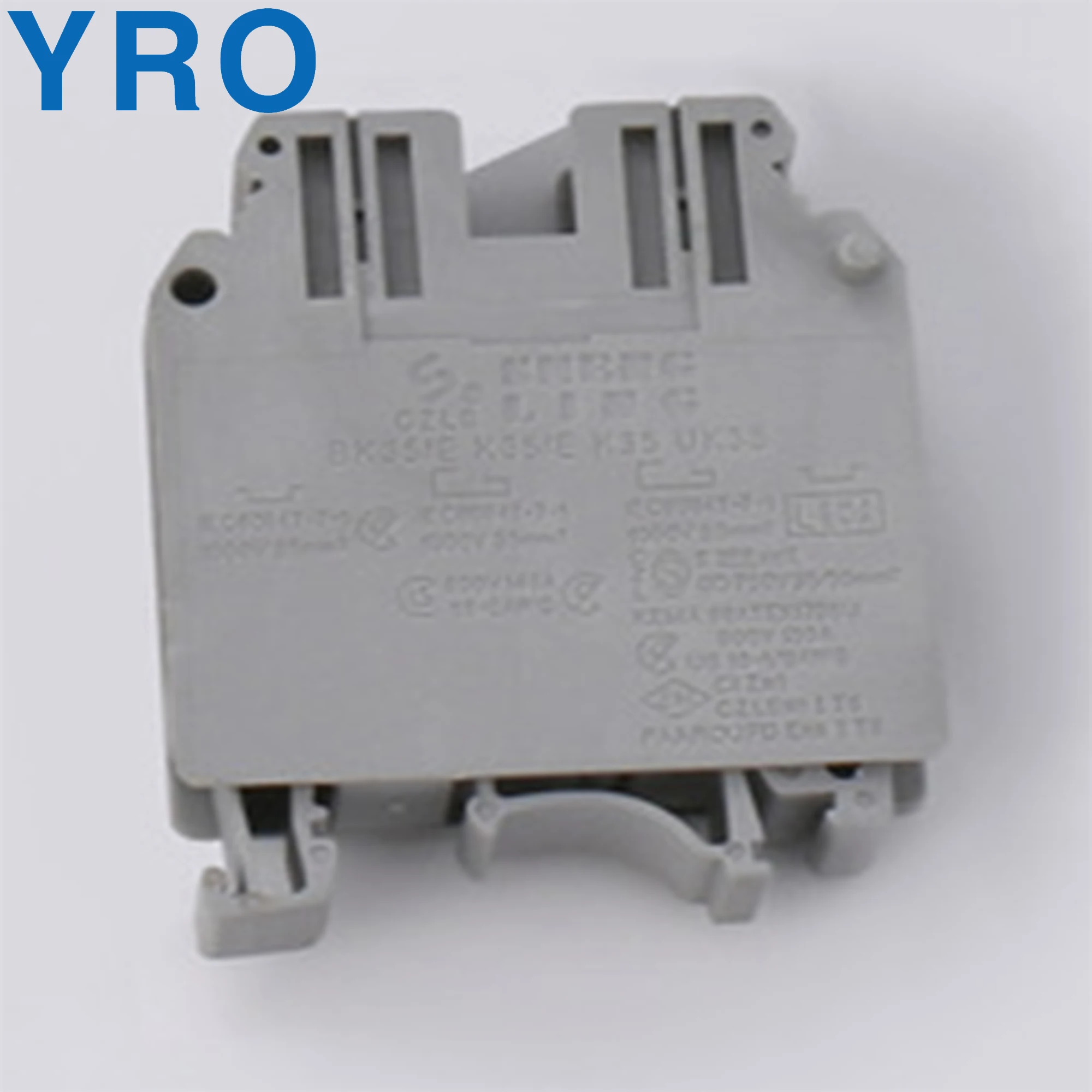 

Din Rail Terminal Block UK-35N Connector Return Pull Type Spring Connection Screwless Copper Conductor