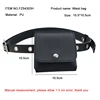 Women Waist Pack PU Fanny Pack Simple Women's Gift Belt Bag Crossbody Chain Bags For Lady Casual Chest Pack Female Purse Black ► Photo 2/6