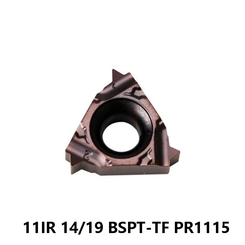 Оригинальные 11IR 14BSPT 19 BSPT 11 IR 14 PR1115 ЧПУ для стали и нержавеющей резьбы карбидные