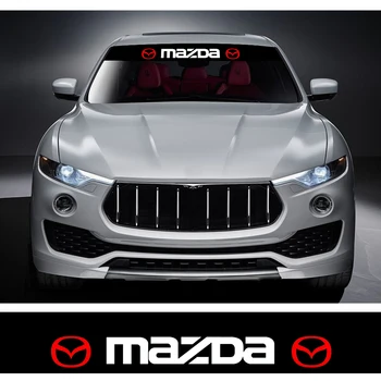 

Car Styling Sunshade Windshield Banner Reflective Stickers For Mazda 3 Onksera CX4 Xing Cheng CX-5 CX-7 M6 Atez Auto Accessories
